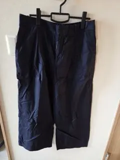 ネイビー ワイドパンツ XXLサイズ