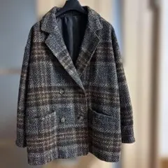 チェックジャケット