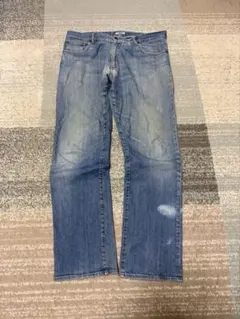 80s vintage Hanes ヘインズ ダメージ デニム パンツのサムネイル