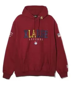 XLARGE バーガンディ パーカー サイズL