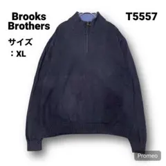 【即購入OK】BrooksBrooks ピマコットンニット サイズXL ネイビー