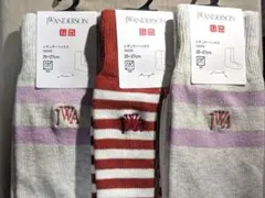【匿名配送】ユニクロJWANDERSON ソックス 25-27cm 3足セット