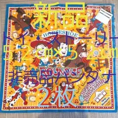 新品　２枚組　ディズニー　トイストーリー　ウッディ　非売品　バンダナ