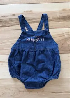 MIKIHOUSE デニム ロンパース カバーオール80㎝