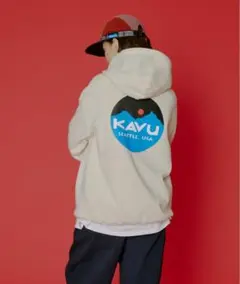 KAVU カブー Mountain Logo Parka/マウンテンロゴパーカー