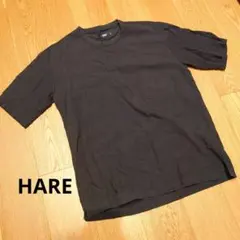 【ほぼ新品】HARE ポケット付き Tシャツ ブラック
