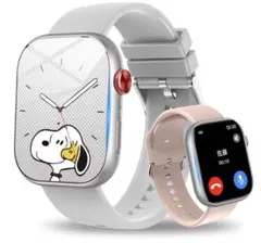 【新品未使用】スマートウォッチ 最新モデル2.01インチ大画面 ベルト2種