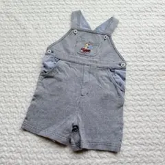ファミリア サロペット ロンパース オーバーオール ベージュ ブルー 70 ファミリア サロペット ロンパース オーバーオール ベージュ