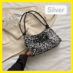 スパンコール キラキラ　ハンドバッグ 黒 結婚式 謝恩会　二次会　 パーティー