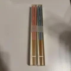 BRUNO らせん箸 ピンク ブルー 2膳セットのサムネイル