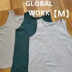 GLOBAL WORK タンクトップ 3枚セット【Mサイズ】のサムネイル