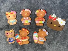 ハローキティ 日焼けキティ 立体パーツセット