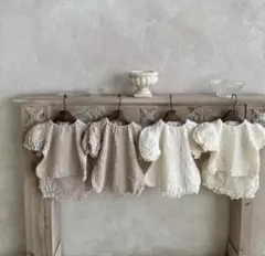 韓国子供服　ロンパース　男女兼用　セットアップ　可愛い　トップス＋パンツ