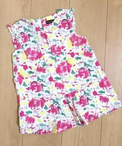 BeBe 花柄ワンピース 90cmのサムネイル