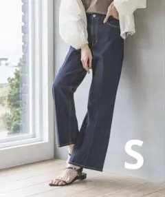 GLOBAL WORK GOODデニムフレアパンツ S