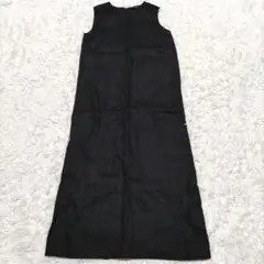 Theory　21ss インナー付き　リネンロングワンピース　麻　セオリー