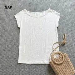 ギャップ モダン キャップスリーブTシャツ モダンティー 大きいサイズ XL 白のサムネイル