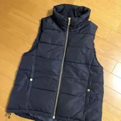 GUネイビー キルティングベスト　Ｓサイズ