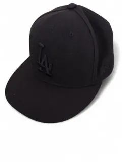 NEW ERA 59FIFTY LAロゴ ブラック キャップ 約57.7cm