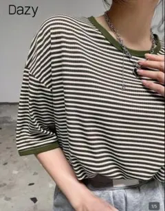 SHEIN Dazy ストライプ 半袖Tシャツ Sサイズ