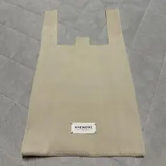 ANEMONE ニットトートバッグ クリームのサムネイル
