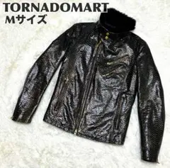 希少✨Tornado Mart パイソン型　ライダース ラビットファー　レザー 2026年最新】トルネードマート ライダース パイソンの人気アイテム