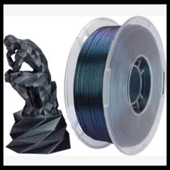 バーントチタン PLA フィラメント 1.75mm 1KG 3D カメレオン