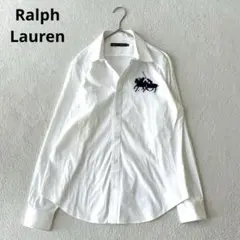 Ralph Lauren 長袖シャツ ビッグポニー刺繍 白ホワイト XL相当のサムネイル
