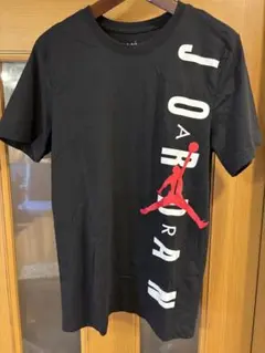 #未使用AirJordan ブラック Tシャツ ジャンプマンロゴ入り#メンズS