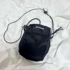 MT&DPS ブラック ショルダーバッグ