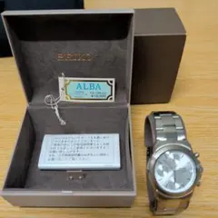 SEIKO ALBAセイコーアルバRikiクロノグラフ☆電池入り稼働品 - メルカリ