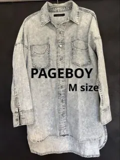 最終値下げ‼️ PAGEBOY デニムオーバーシャツ　長袖