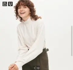 ヒートテックコットンタートルネックT