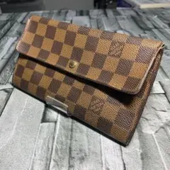 Louis Vuittonルイヴィトン ダミエポルトフォイユサラ　長財布