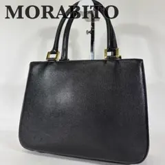 希少♡MORABITO モラビト ガンチーニ レザー ショルダーバッグ ブラック 希少♡MORABITO モラビト ガンチーニ レザー ショルダーバッグ