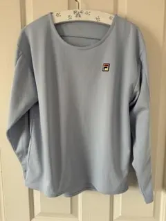 フィラ　テニスウェア　ライトブルー 長袖Tシャツ Lサイズ