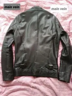main vein メインベイン シングル レザー ジャケット ライダース
