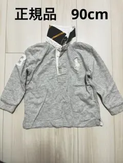 ラルフローレン キッズ 長袖ポロ 90 ビッグポニー 刺繍 正規品