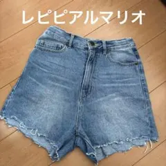 レピピアルマリオ　デニムブルー フリンジヘム ショートパンツのサムネイル