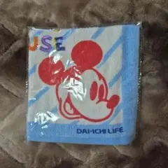 ミッキーマウス タオルハンカチ DAI-ICHI LIFE