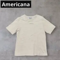 Americana アメリカーナ ロゴプリント Tシャツ シンプル 日本製のサムネイル