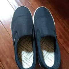 GLOBAL WORK ブラック スリッポン