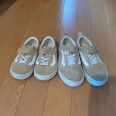 モ*ん様 Vans ベージュ スニーカー 小サイズ