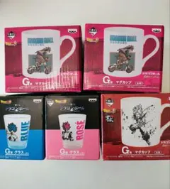 一番くじ ドラゴンボール G賞 マグカップ グラス 5点 DRAGON BALL