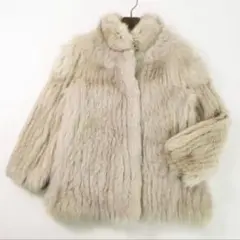 IVONNE 銀サガ SAGA FOX ブルーフォックス コート XL 毛皮