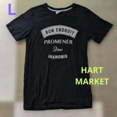 Heart Market 半袖Tシャツ ブラック L コットンのサムネイル