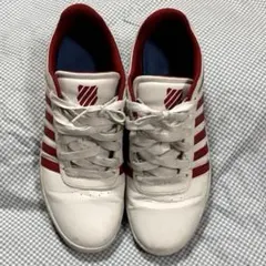 K-SWISS スニーカー ホワイト×レッドUK 7.5(26㎝)のサムネイル