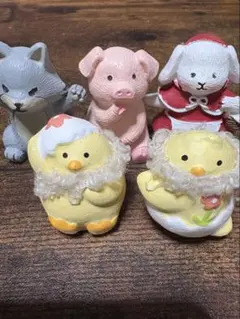 ナチュラルキッチン　赤ずきん　ぶた　オオカミ　ひよこ