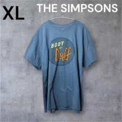 THESIMPSONS ブルー XL ダフビール シンプソンズ ロゴTシャツ 夏