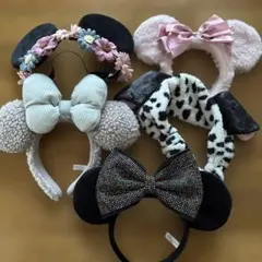 ディズニーランド☆ ミッキー♡ミニーカチューシャ＊101匹わんちゃん5点おまとめ